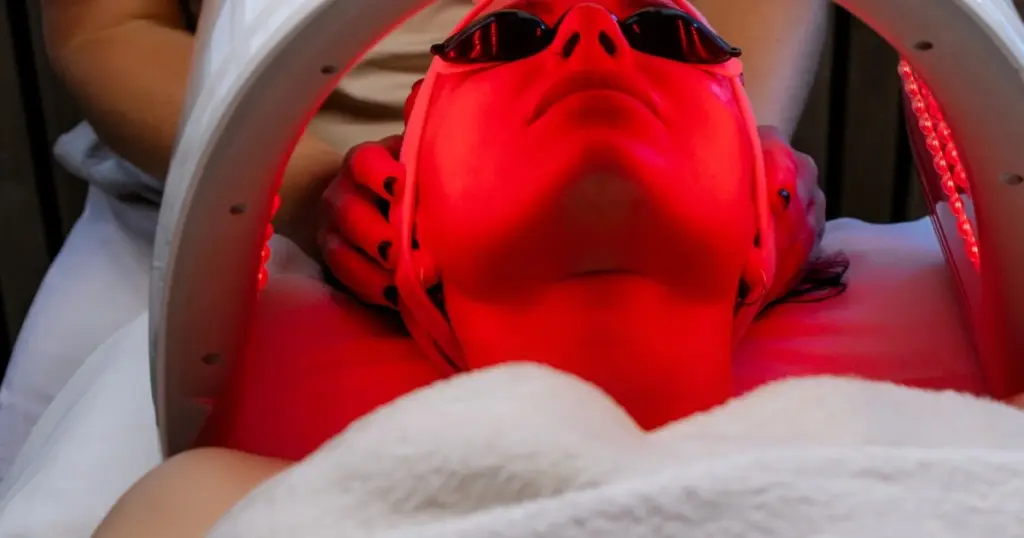 Women receiving Red Light Therapy in Highland, MD